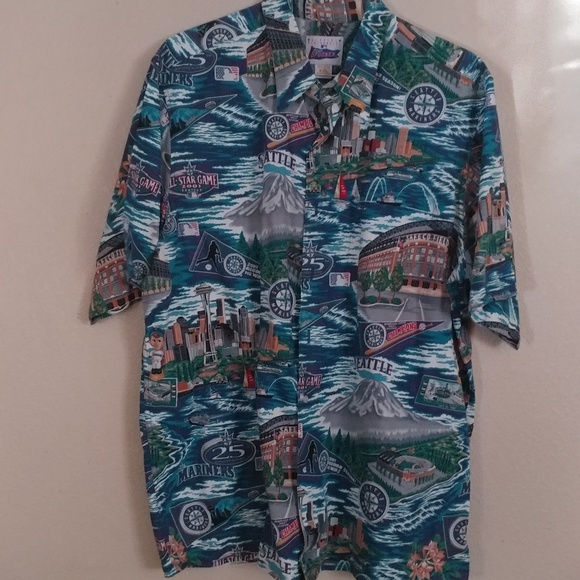 seattle mariners hawaiian shirt